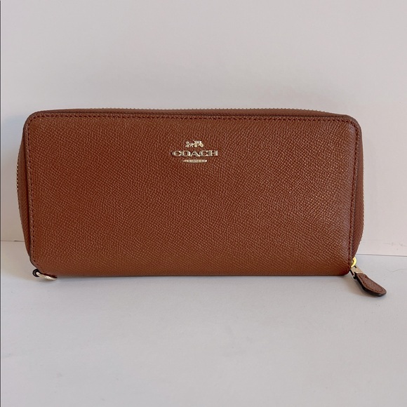 Coach Brown Leather Wallet - Picture 1 of 5